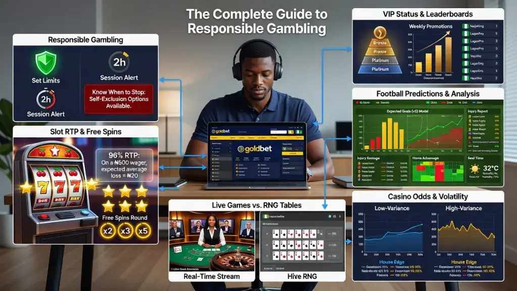 The Complete Guide to Responsible Gambling, Football Predictions, Slot RTP and Free Spins, Casino Odds, Live Games, VIP Status and Leaderboard Promotions